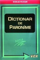 Dictionar Paronime Editie 2001