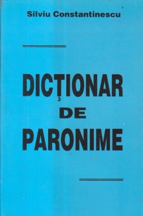 Dictionar de paronime uzuale