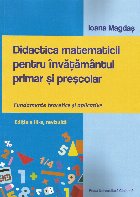 Didactica matematicii pentru invatamantul primar si prescolar