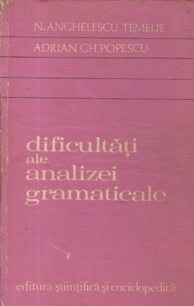 Dificultati ale analizei gramaticale