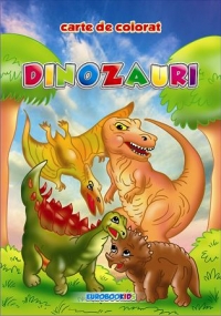 Dinozauri - carte de colorat (format B5)