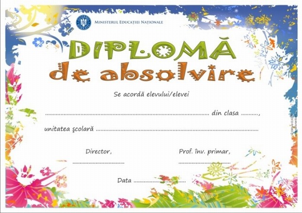 Diploma ciclul primar - absolvire 2