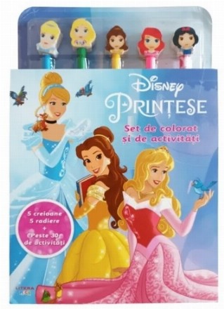 Disney Prinţese : Set de colorat şi de activităţi