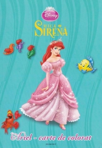 Disney Printese. Ariel - carte de colorat