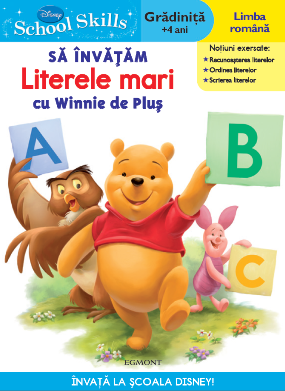 Disney School Skills - Sa invatam literele mari cu Winnie de Plus (Gradinita, +4 ani)