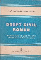 Drept civil roman Introducere dreptul