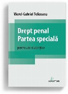 Drept penal : partea specială,pentru uzul studenţilor