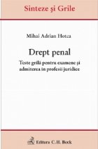 Drept penal Teste grila pentru