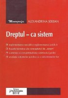 Dreptul - ca sistem