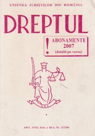 Dreptul, Nr. 12/2006