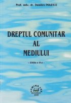 Dreptul comunitar mediului Curs Editia