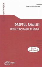 Dreptul familiei Note curs manual