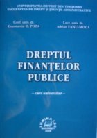 Dreptul finantelor publice - curs universitar