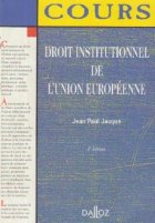 Droit institutionnel de l union europeenne