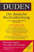 Duden Band Die deutsche Rechtschreibung