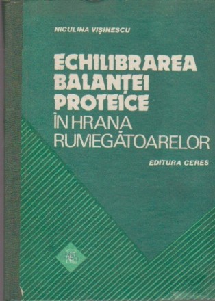 Echilibrarea Balantei Proteice in Hrana Rumegatoarelor