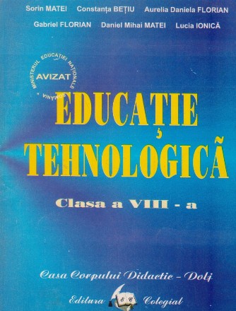 Educatie tehnologica - clasa a VIII-a