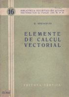 Elemente calcul vectorial