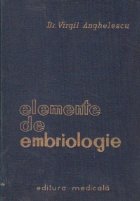 Elemente de de embriologie