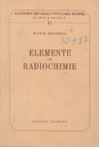 Elemente radiochimie