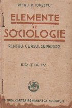 Elemente sociologie pentru cursul superior