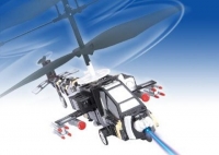 Elicopter Mini Apache HCW-8300, dimensiuni 19 x 16,5 x 10 cm