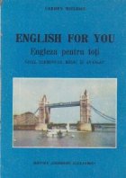 English for you Engleza pentru