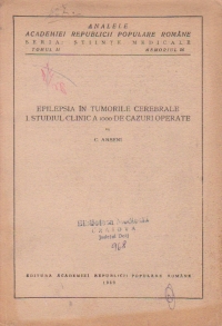 Epilepsia in tumorile cerebrale I. Studiul clinic a 1000 de cazuri opertae