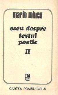 Eseu despre textul poetic, II