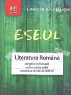 Eseul Literatura romana Pregatire individuala