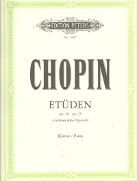 Etuden op. 10 · op. 25 3 Etuden ohne Opuszahl - Klavier / Piano