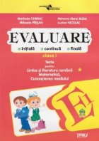 Evaluare (initiala continua finala) Clasa