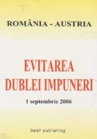 Evitarea dublei impuneri Romania - Austria, 1 septenbrie 2006