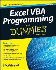 Excel VBA Programming for Dummies, 4th Edition