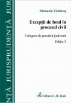 Exceptii fond procesul civil Culegere