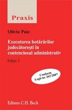 Executarea hotararilor judecatoresti in contenciosul administrativ. Editia 2