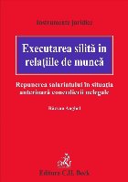 Executarea silita relatiile munca Repunerea