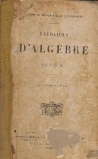 Exercices D\'Algebre, septieme edition