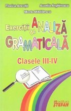 Exercitii de analiza gramaticala (clasele III-IV)