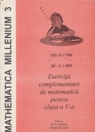 Exercitii complementare de matematica pentru clasa a V-a