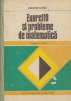 Exercitii probleme matematica Clasele VII