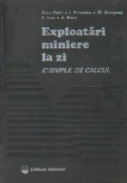 Exploatari miniere Exemple calcul