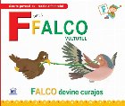 Falco vulturul Falco devine curajos