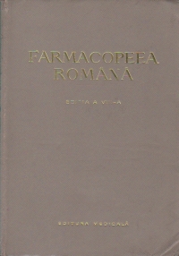 Farmacopeea romana, editia a VIII - a