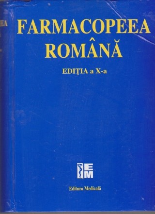 Farmacopeea Romana. Editia a X-a