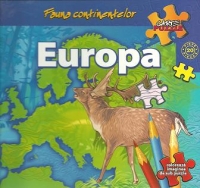 FAUNA CONTINENTELOR EUROPA CARTE PUZZLE