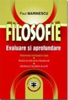 Filosofie Evaluare aprofundare Performanta individuala