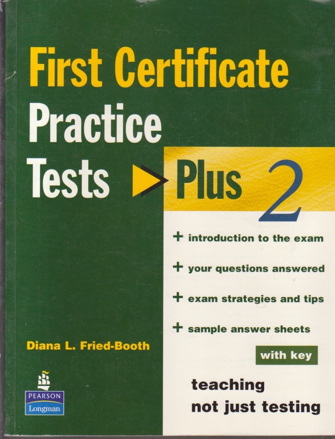 Anticariat First Certificate Practice Tests Plus 2 With Key