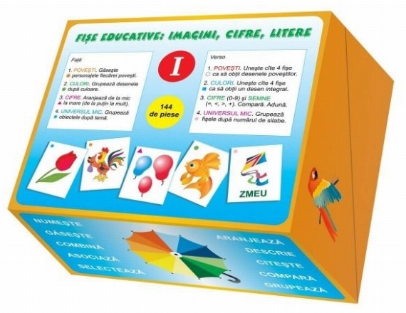 Fi​se educative: imagini, cifre, litere (I)