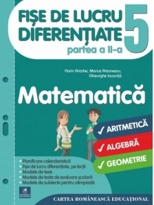 Fise de lucru diferentiate. Matematica. Clasa a V-a. Partea a II-a